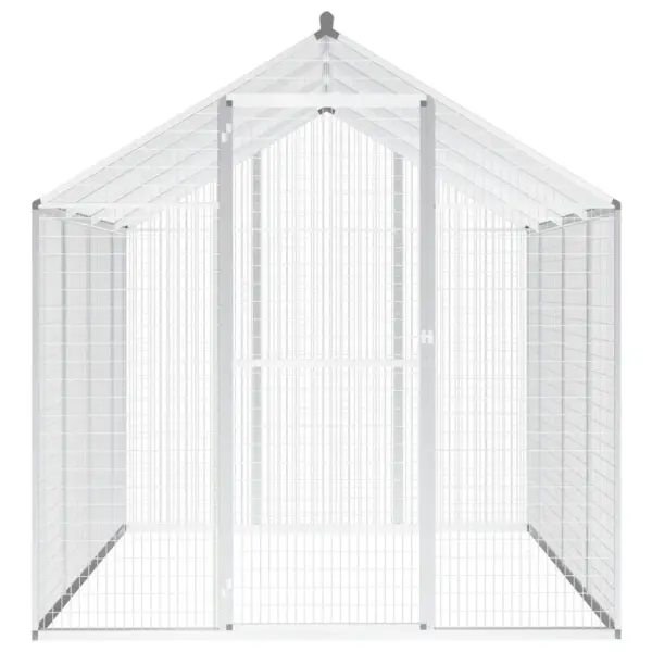 Õuelindla alumiiniumraamiga, hall, 178 x 242 x 192 cm – 2