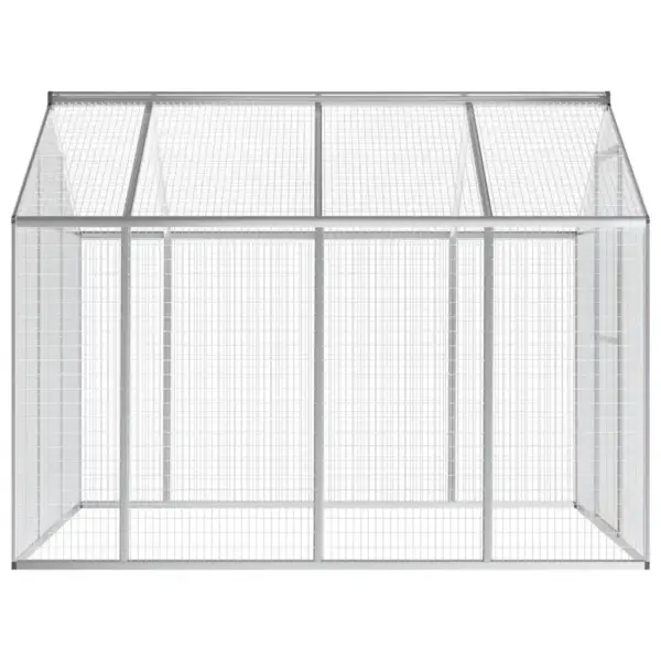 Õuelindla alumiiniumraamiga, hall, 178 x 242 x 192 cm – 4