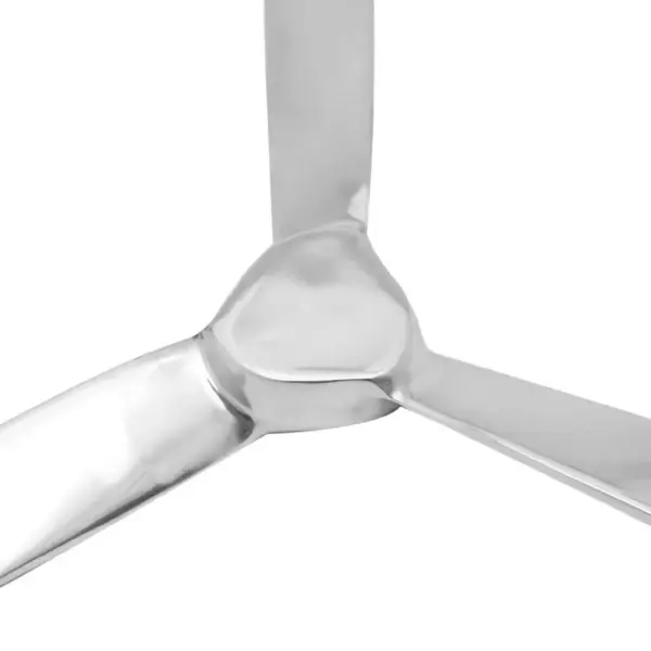 Seinale kinnitatav alumiiniumist dekoratiivne propeller, hõbedane, 70 cm – 4