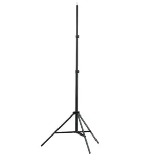 Alumiiniumist valgusstatiiv 78–210 cm, 1/4-tollise ühendusega, must