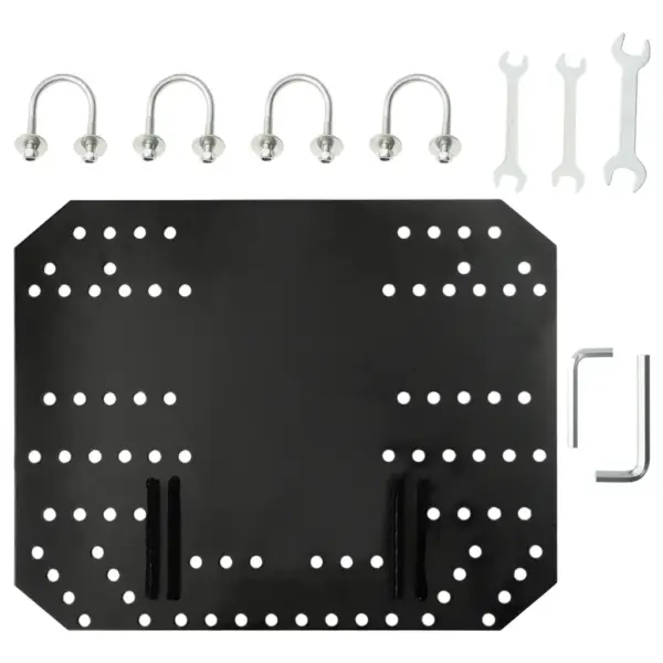 ATV lumesahk reguleeritava nurgaga, 115 x 38 cm, must teras – 11