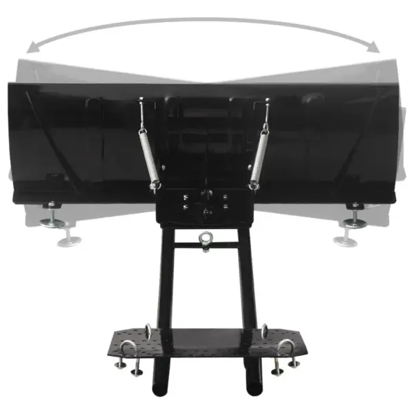 ATV lumesahk reguleeritava nurgaga, 115 x 38 cm, must teras – 4