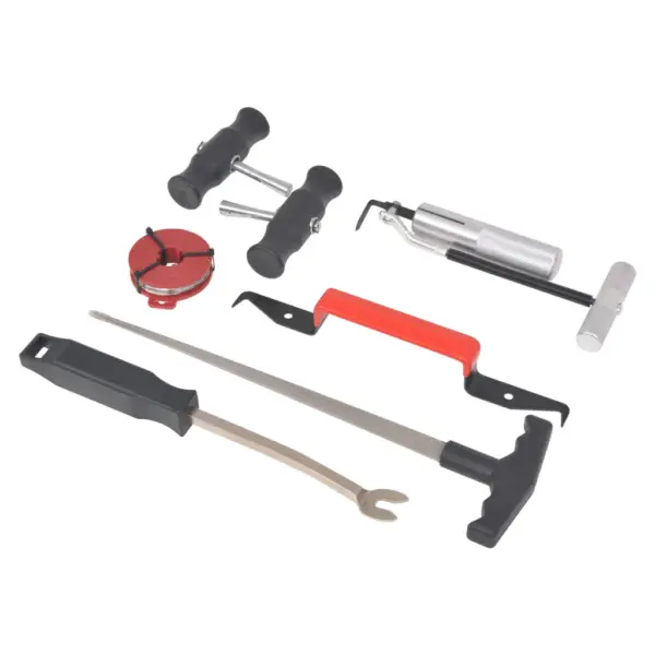 Auto esiklaasi eemaldamise tööriistakomplekt, 6-osaline – 4