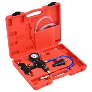 Auto jahutussüsteemi vaakumtühjenduse ja täitmise komplekt, 90 psi, kandekohvriga