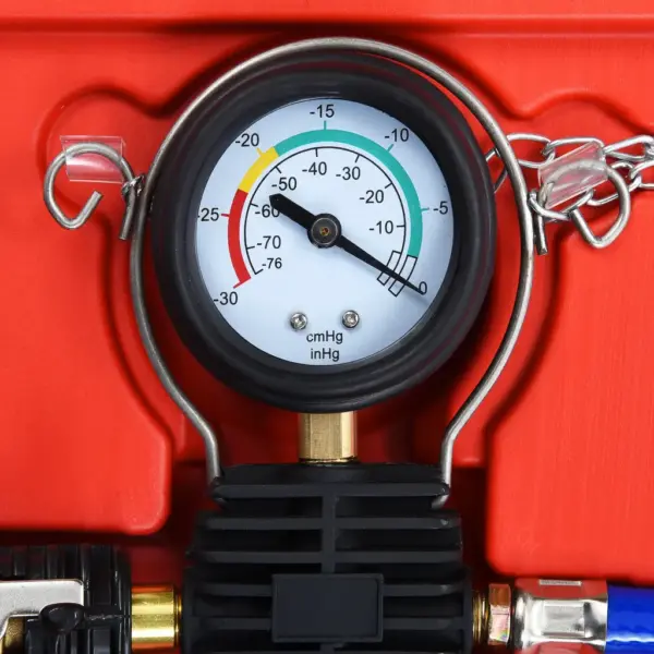 Auto jahutussüsteemi vaakumtühjenduse ja täitmise komplekt, 90 psi, kandekohvriga - 6