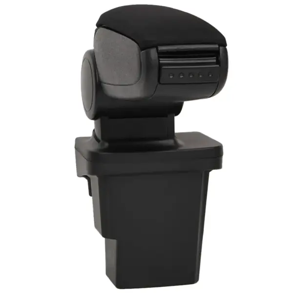 Reguleeritav auto käetugi panipaigaga, must, Ford Focus III 2012–2015, ABS, 17 x 32 x 37–53 cm – 2