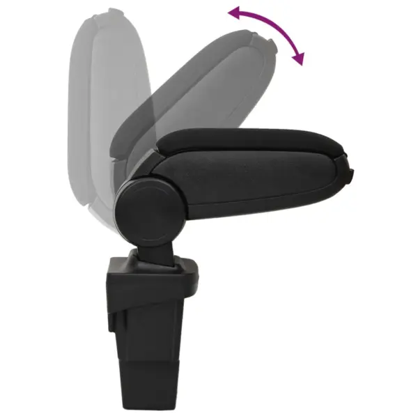 Reguleeritav auto käetugi panipaigaga, must, Ford Focus III 2012–2015, ABS, 17 x 32 x 37–53 cm – 7