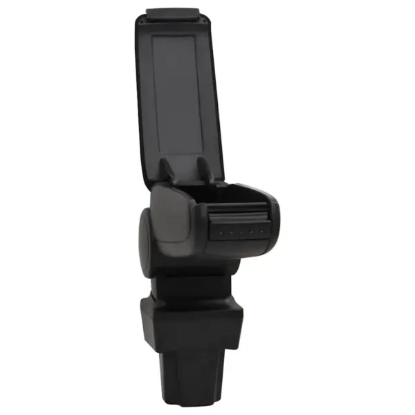 Reguleeritav auto käetugi panipaigaga Opel Astra G-le, must ABS, 11,5 x 32 x 30–50 cm – 4