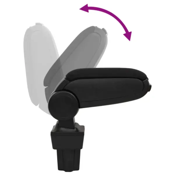 Reguleeritav auto käetugi panipaigaga Opel Astra G-le, must ABS, 11,5 x 32 x 30–50 cm – 7