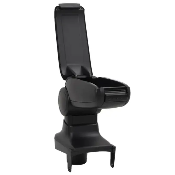 Reguleeritava kõrgusega auto käetugi panipaigaga, must, ABS, 15 x 35 x (30–47) cm, Renault Clio LHD MK4 (2013) – 4