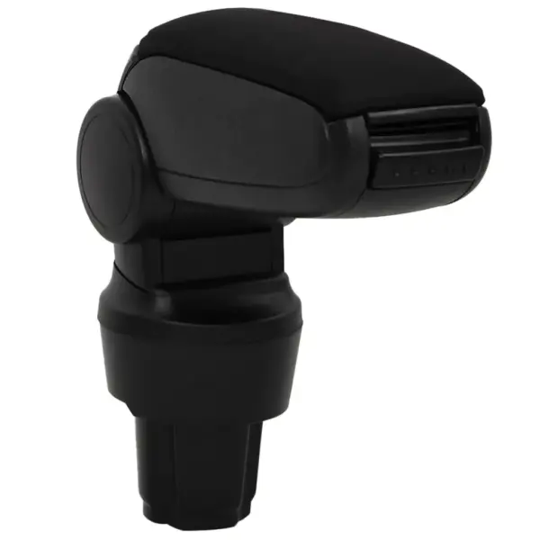 Reguleeritav auto käetugi panipaigaga Volkswagen UP-le, must ABS, 13 x 33 x (33–49) cm – 2