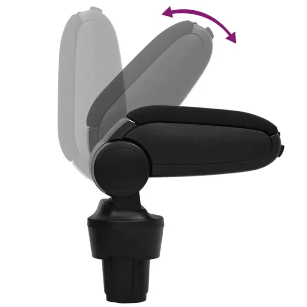 Reguleeritav auto käetugi panipaigaga Volkswagen UP-le, must ABS, 13 x 33 x (33–49) cm – 7