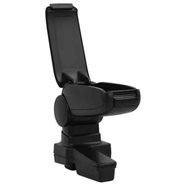 Reguleeritav auto käetugi panipaigaga VW Golf MK4-le, must ABS, 14,5 x 32 x (27–46) cm – 4