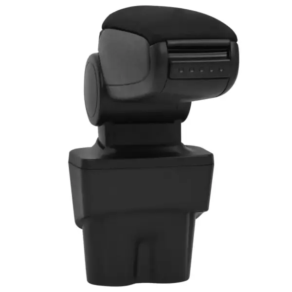Reguleeritav auto käetugi panipaigaga, must, ABS, VW Touran/Caddy 2003–2018, 17 x 32 x (35,5–52) cm – 2