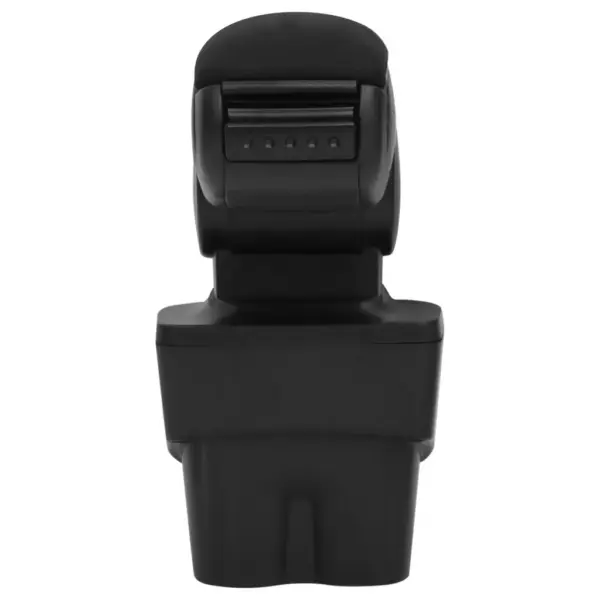 Reguleeritav auto käetugi panipaigaga, must, ABS, VW Touran/Caddy 2003–2018, 17 x 32 x (35,5–52) cm – 3