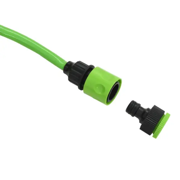 Automaatne seinale kinnitatav aiavoolikupool, 30+2 m, 1/2″, roheline-hall, PVC – 6
