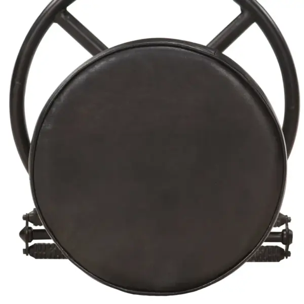 Mustad ehtsast kitsenahast baaripukid jalgrattapedaalist jalatoega, 2 tk, 44 x 44 x 75 cm – 6