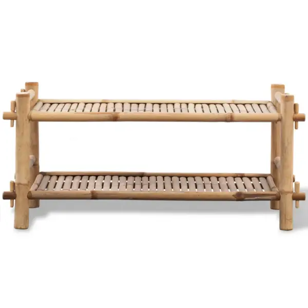 Kahe tasapinnaga bambusest kingariiul, pruun, 80 x 35 x 36 cm – 2