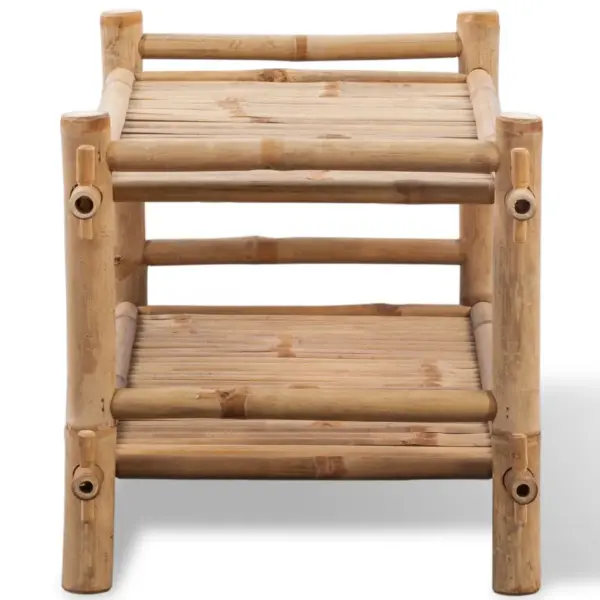 Kahe tasapinnaga bambusest kingariiul, pruun, 80 x 35 x 36 cm – 3