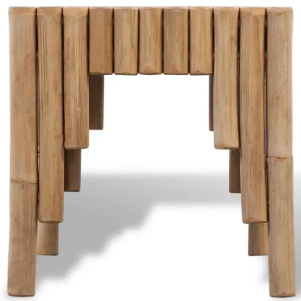 Bambusest kohvilaud, pruun, 70 x 35 x 35 cm – 4