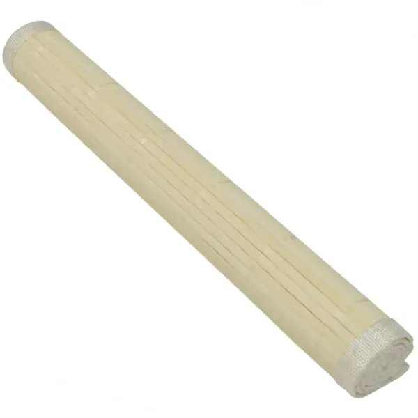 Libisemiskindlad bambusest lauamatid, 6 tk, naturaalne, 30 x 45 cm – 3