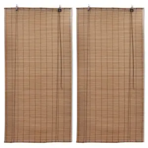 Bambusrulood pruunid, 2 tk, 80 x 160 cm