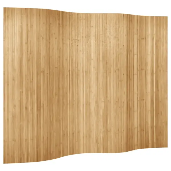 Läbipaistmatu bambusest ruumijagaja, hele naturaalne, 250 x 165 cm – 2