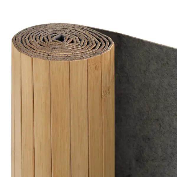 Läbipaistmatu bambusest ruumijagaja, hele naturaalne, 250 x 165 cm – 6