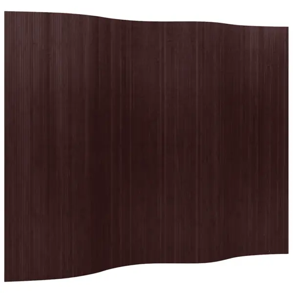 Läbipaistmatu bambusest ruumijagaja, tumepruun, 250 x 165 cm – 2