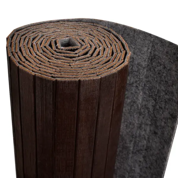 Läbipaistmatu bambusest ruumijagaja, tumepruun, 250 x 165 cm – 5