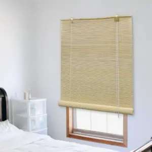 Bambusruloo privaatsuse ja valgusfiltriga, naturaalne, 150 x 160 cm
