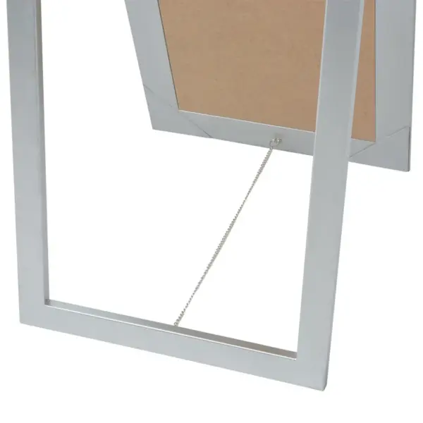 Barokkstiilis täispikk põrandapeegel, hõbedane, 40 x 160 cm – 5