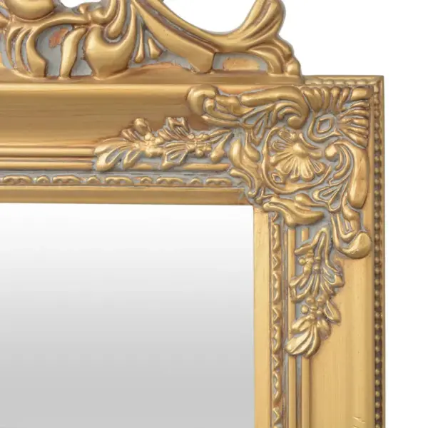 Barokkstiilis kuldne täispikk põrandapeegel, 40 x 160 cm – 4