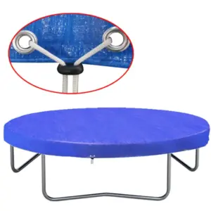 Ümmargune batuudikate 90 g/m², tumesinine PE, sobib 300 cm batuudile