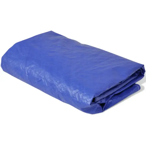 Tumesinine batuudikate ümmargusele batuudile, PE, 360–367 cm, 90 g/m² – 3