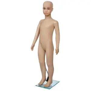 Lapsmannekeen PP-kehaga ja klaasist alusega, beež, 110 cm