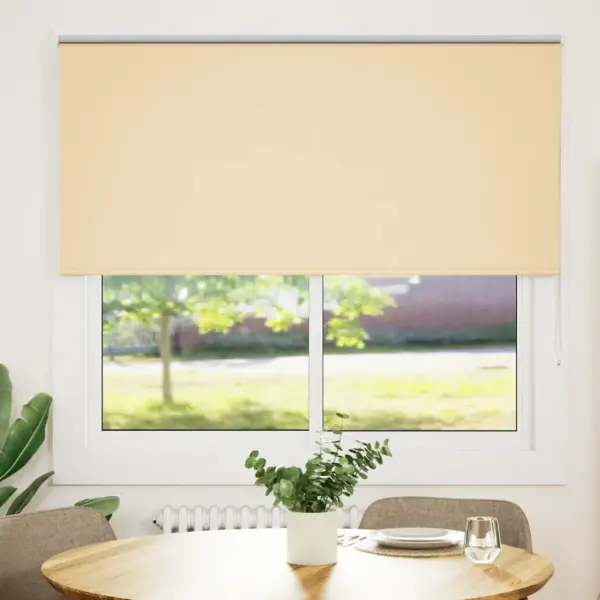 Pimendav ruloo privaatsuseks, beež, 155 x 130 cm, kanga laius 151,6 cm, polüester – 2