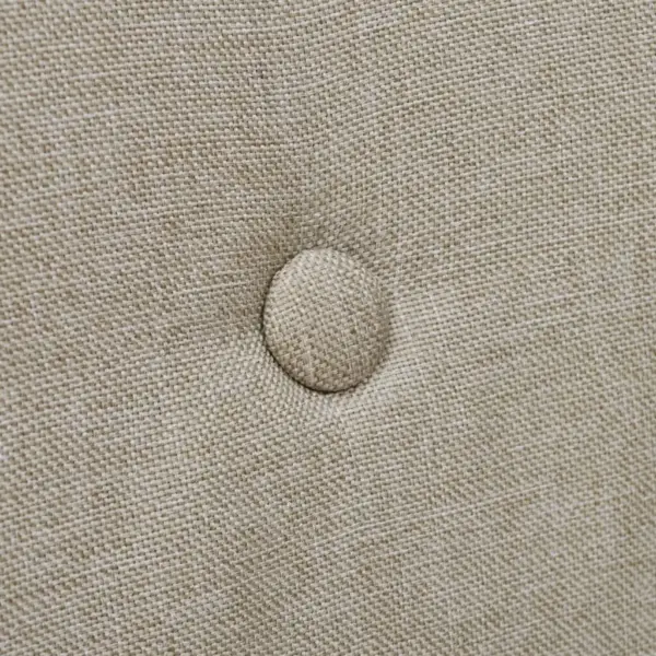 Beežid käetugedega söögitoolid, 2 tk, polüesterkangas ja tammepuidust jalad, 52 x 57 x 76,5 cm – 5