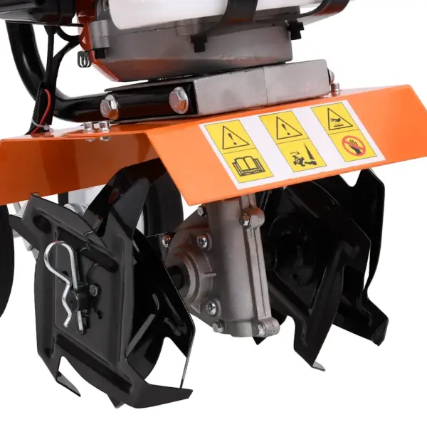 Bensiinimootoriga maaharija 52 cc, 25 cm töölaius, reguleeritav sügavus 10–12 cm, must ja oranž – 5