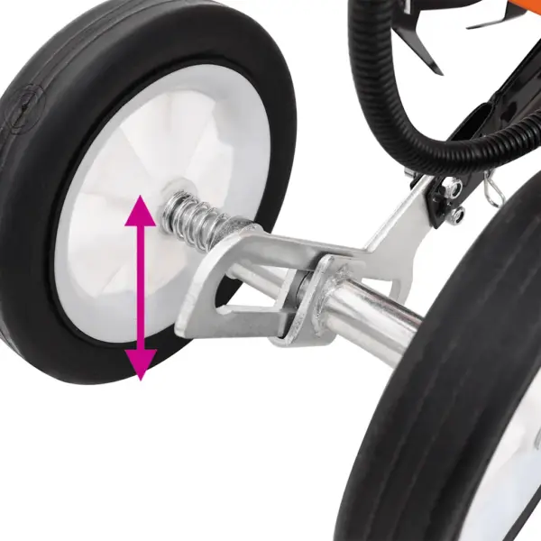 Bensiinimootoriga maaharija 52 cc, 25 cm töölaius, reguleeritav sügavus 10–12 cm, must ja oranž – 8