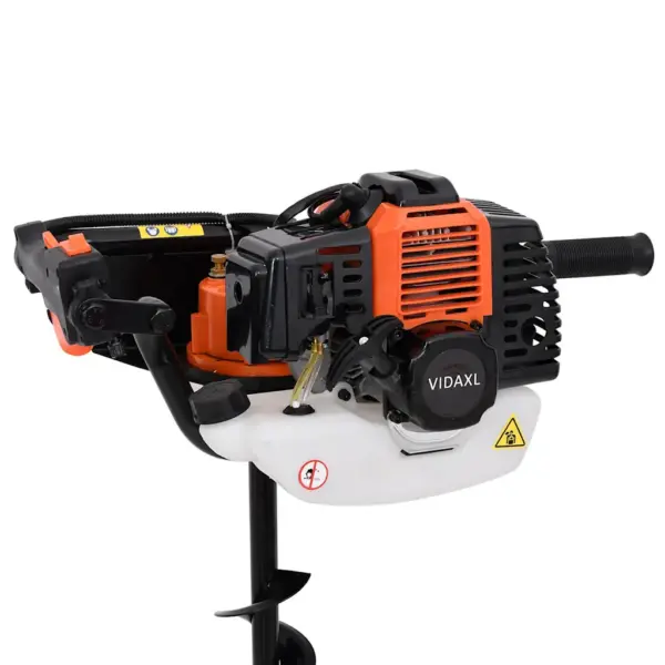 Bensiinimootoriga pinnasepuurikomplekt, 52 cm3, 2,2 kW, 3 teraspuuri ja 2 pikendust, oranž – 3