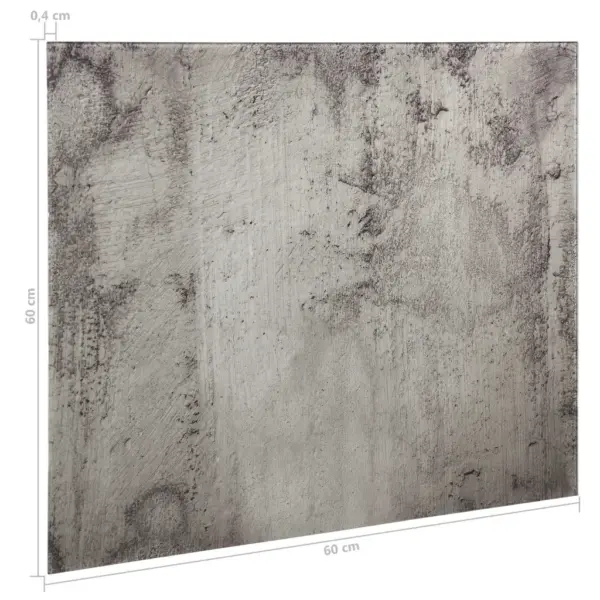 Betoonivärvi seinakinnitusega klaasist magnettahvel, kuivpuhastatav, 60 x 60 cm – 7