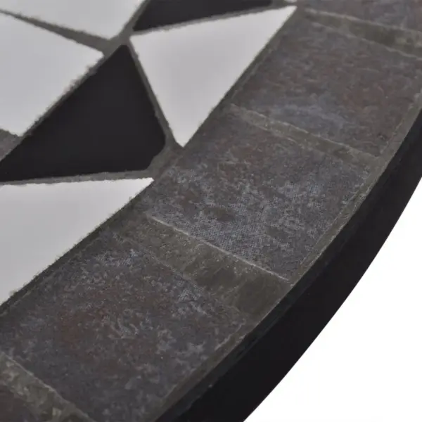 3-osaline bistrookomplekt keraamiliste plaatidega, must-valge – 9