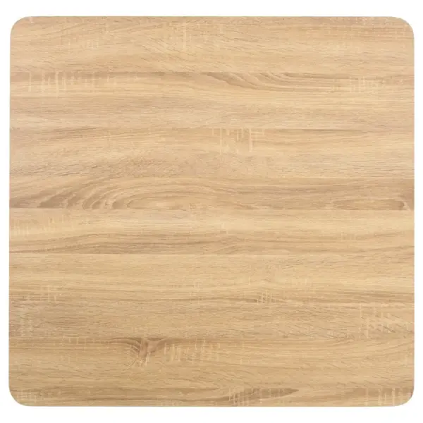 Bistroolaud helepruuni MDF-plaadiga ja valge terasjalaga, 80 x 80 x 75 cm - 3