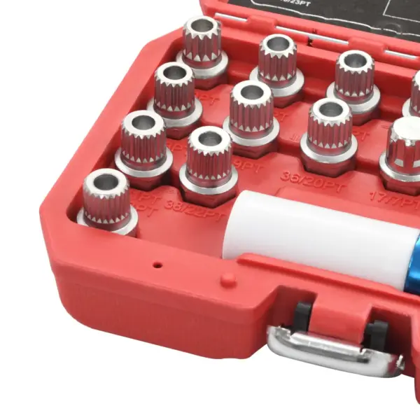 21-osaline BMW veljelukupadrunite komplekt, kroommolübdeenteras, 17 mm kuuskant - 5