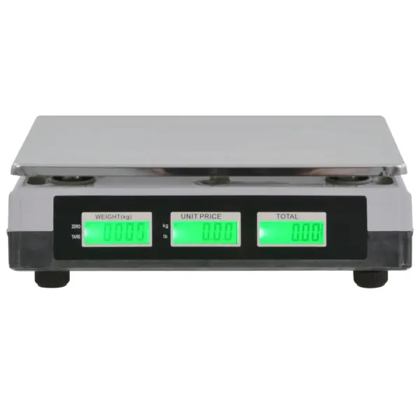 Digitaalne kaal taustvalgustusega LCD-ekraani ja taaslaetava akuga, 30 kg, platvorm 33 x 24 cm – 2