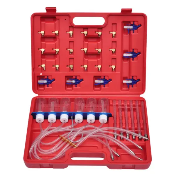 Diiselpihustite tagasivoolu mõõtekomplekt, 6 silindrit, 24 adapterit – 2