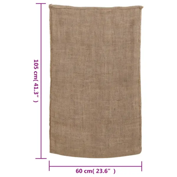 Džuudikotid toidu ja aianduse jaoks, 5 tk, 60 x 105 cm, 100% naturaalne džuut, 220 g/m² – 7