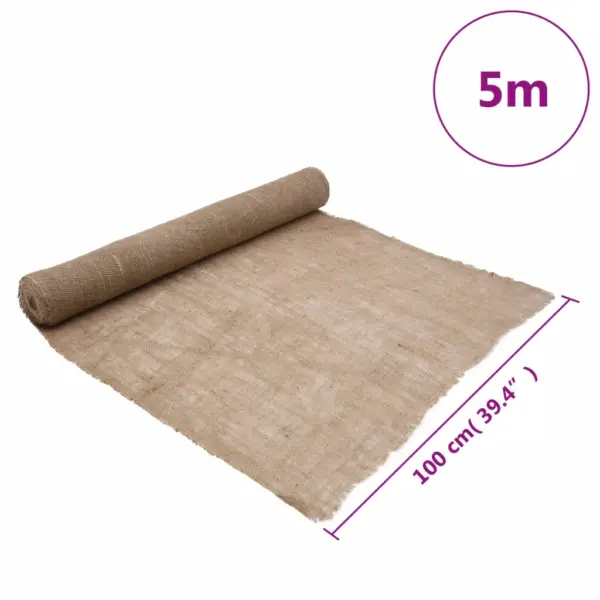 Džuudiriidest dekoratiivne rull 1 x 5 m, naturaalne, 200 g/m² - 7