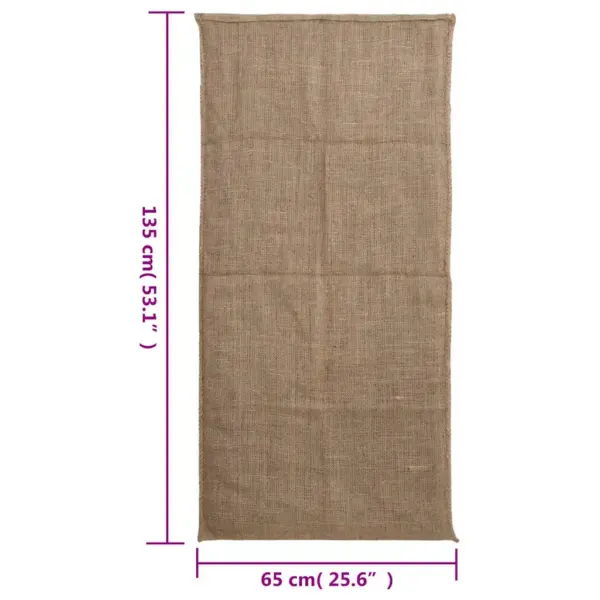 Džuudist kotid 10 tk, 65 x 135 cm, 100% looduslik džuut, 220 g/m² – 7